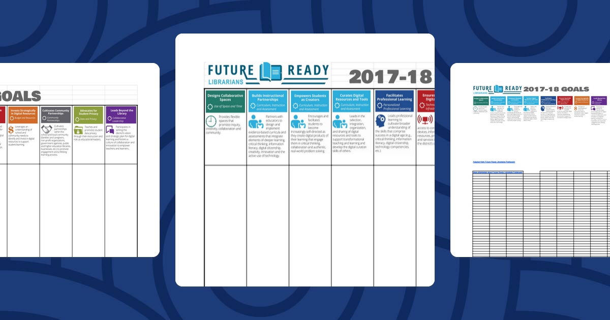 Let's Share Our Future Ready Librarian 2017-18 Goals With Each Other!   